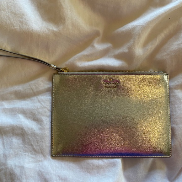 Kate Spade Silver Wristlet - Picture 1 of 3